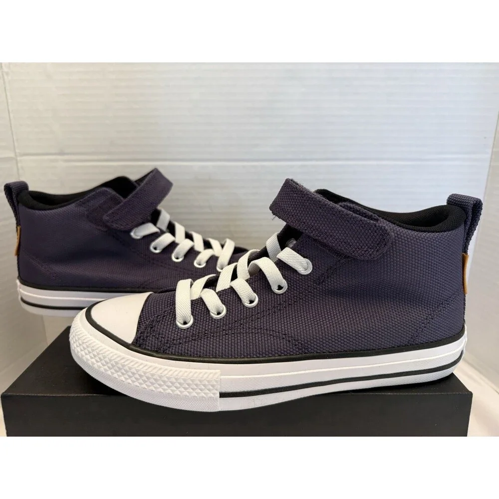 Converse Chuck Taylor All Star Malden Boys Sneakers Sz 3 Gray Shadow Purple